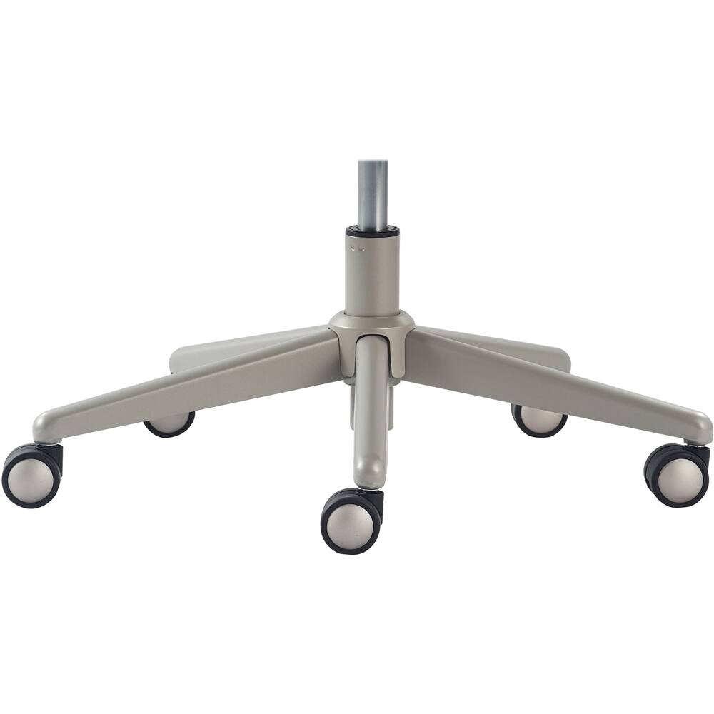 Alt View 17. Finch - Home Office Chair in Modern Design with Cushioned Seat Stainless Steel Base Swivel & Tilt Adjustable Height Twill Fabric - Gray.