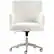 Front. Finch - Belmont Modern Twill Home Office Chair - Gray/Ivory.