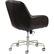 Alt View 11. Finch - Forester Modern Bonded Leather Executive Chair - Silver/Dark Brown.
