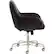 Alt View 13. Finch - Forester Modern Bonded Leather Executive Chair - Silver/Dark Brown.
