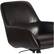 Alt View 14. Finch - Forester Modern Bonded Leather Executive Chair - Silver/Dark Brown.