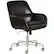 Left. Finch - Forester Modern Bonded Leather Executive Chair - Silver/Dark Brown.