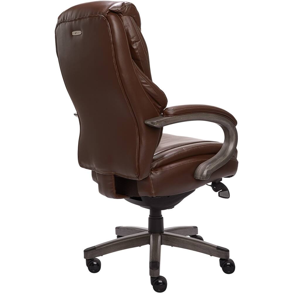 Alt View 11. La-Z-Boy - Premium Hyland Executive Office Chair - Gray/Brown.