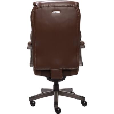 La Z Boy Premium Hyland Executive Office Chair Gray/Brown