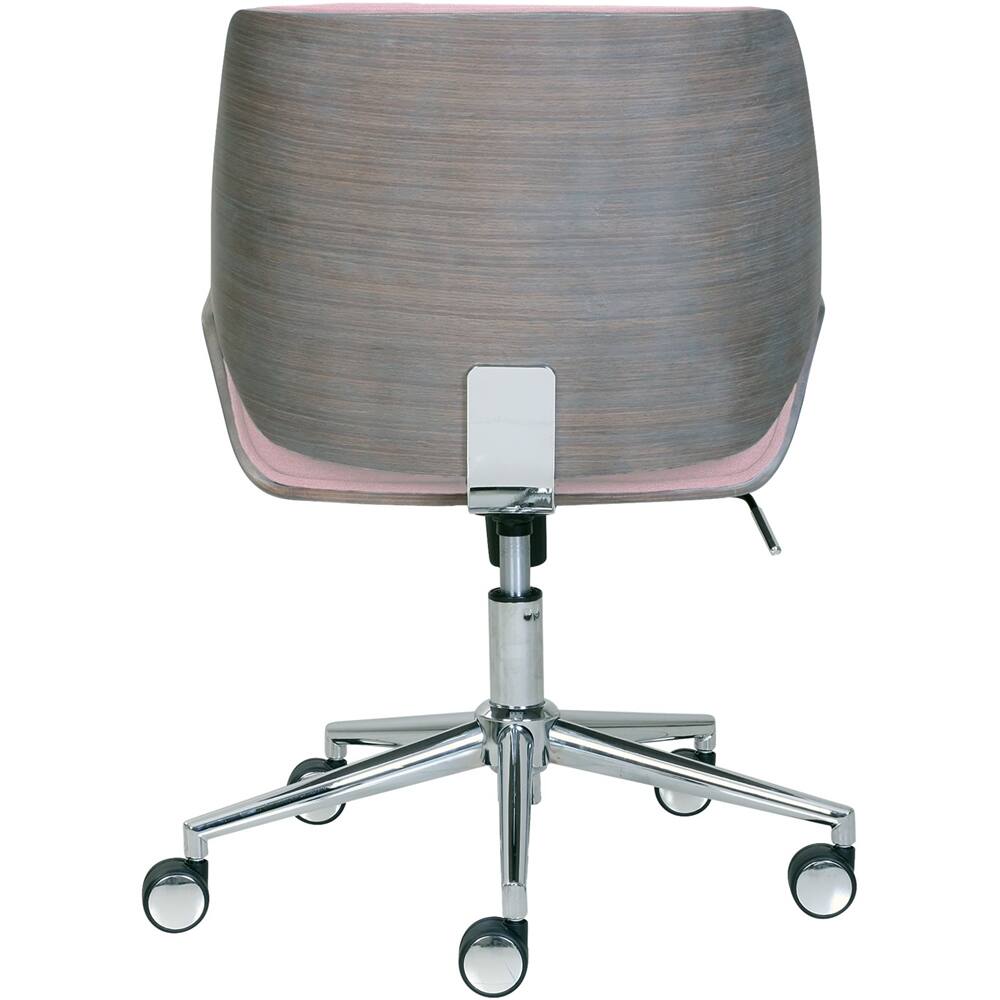 Alt View 11. Adore Decor - Office Guest Chair with Lumbar Support & Adjustable Height Conference Reception Chair with Soft Fabric Seat & Swivels - French Pink.