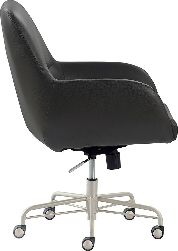 Best Buy Finch Forester Modern Bonded Leather Office Chair Gray