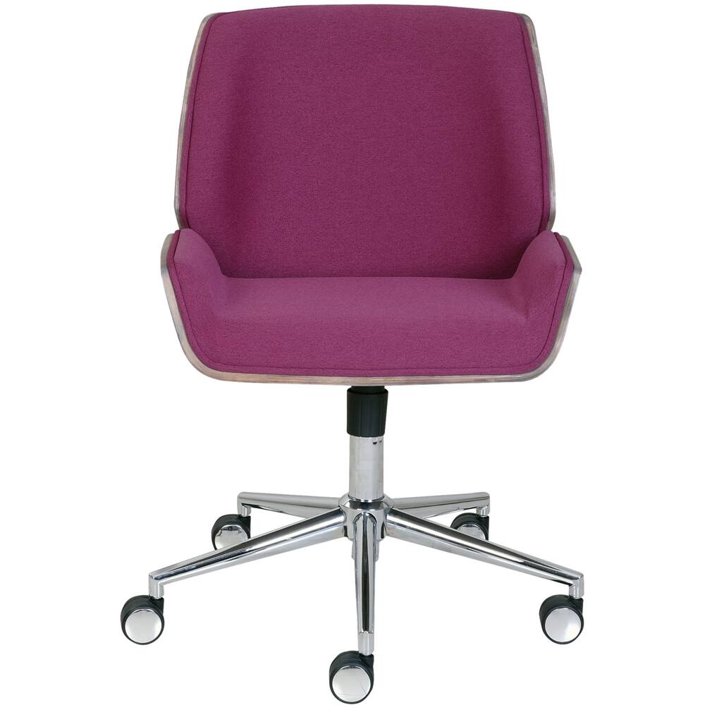 Best Buy: Adore Decor Modern Fabric & Bentwood Task Chair French Fuchsia 48215A