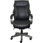 Best Buy: La-Z-Boy Ergonomic Executive Mesh Office Chair with Adjustable  Headrest and Lumbar Support Black 51489-BLK