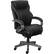 Left. La-Z-Boy - Hyland Bonded Leather & Memory Foam Executive Chair - Gray/Black.