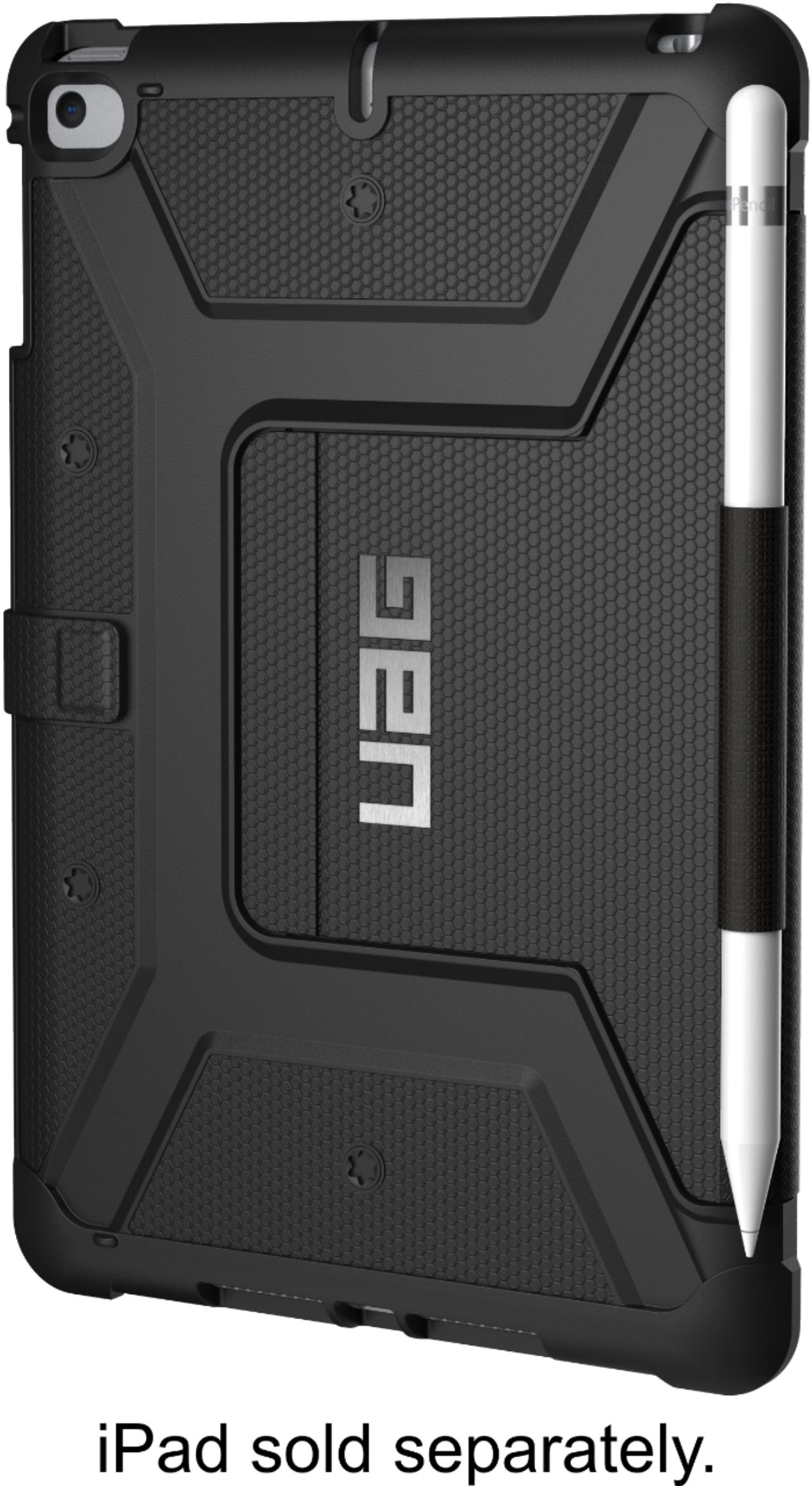 Left View: SaharaCase - Protection Case for Samsung Galaxy Tab A 10.5 (2018) - Black