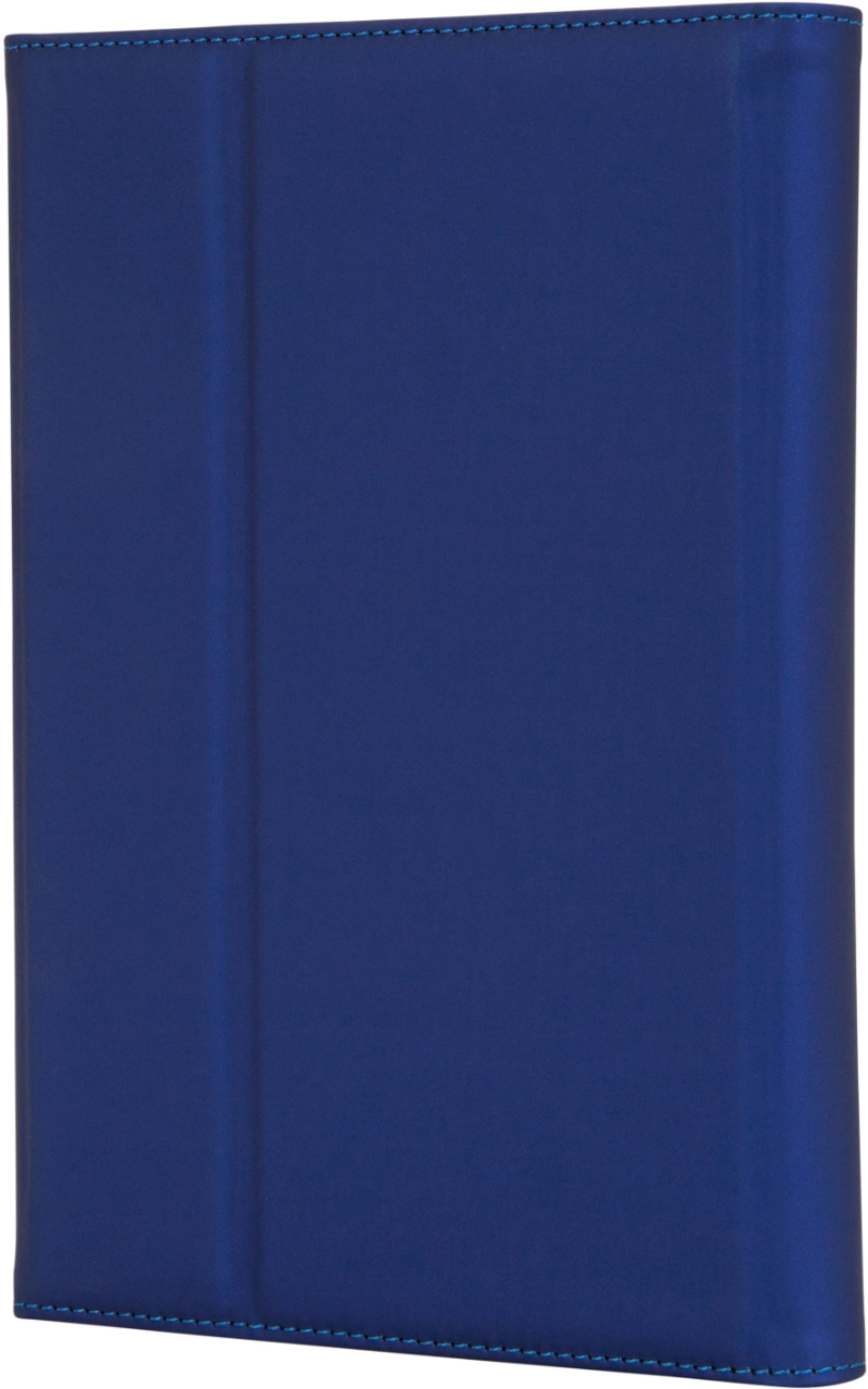Left View: Targus - VersaVu Slim 360 Folio Case for Select Apple® iPad® mini - Blue