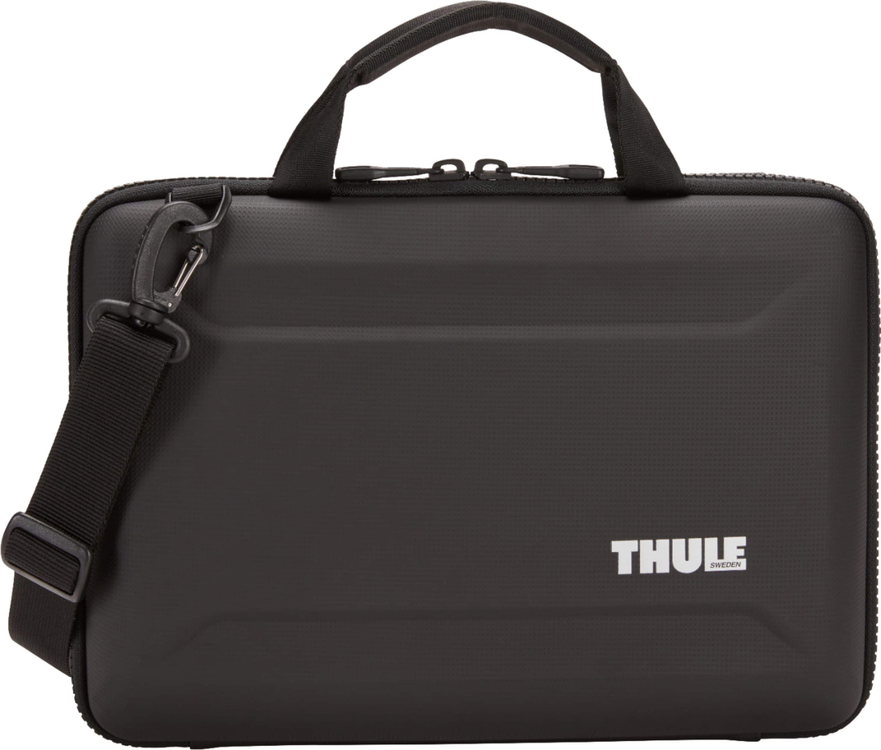 Back. Thule - Gauntlet 4 Attaché Briefcase for 13” MacBook Pro, 14” MacBook Pro, 13” MacBook Air, & 12.3" PCs, Laptops & Chromebooks - Black.