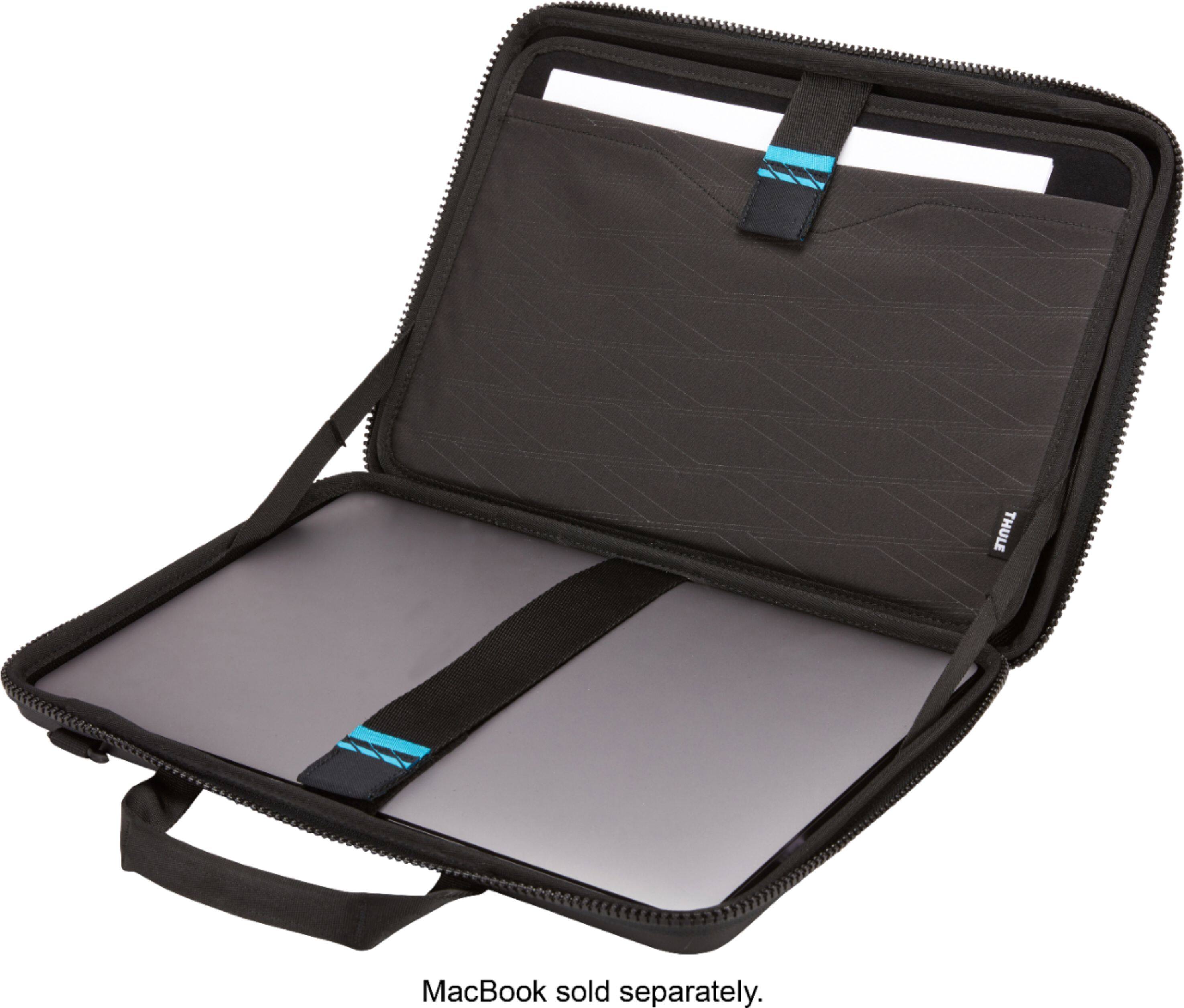 Alt View 12. Thule - Gauntlet 4 Attaché Briefcase for all 16” Apple MacBook Pro Models, all 15” Apple MacBook Pro Models & 14.1" PC & Laptops - Black.