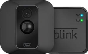 Blink - XT2 1-Camera Indoor/Outdoor Wire-Free 1080p Surveillance System - Black - Front_Zoom