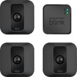 Front. Blink - XT2 3-Camera Indoor/Outdoor Wire-Free 1080p Surveillance System - Black.