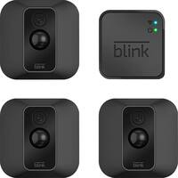 Blink - XT2 3-Camera Indoor/Outdoor Wire-Free 1080p Surveillance System - Black - Front_Zoom