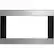 Front. Café - 30" Microwave Trim Kit - Platinum Glass.