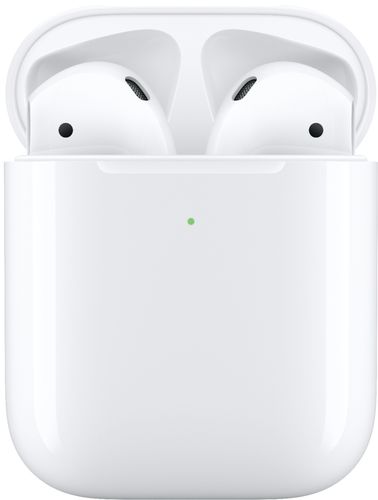 Apple - Geek Squad Certified Refurbished AirPods with Wireless Charging Case (Latest Model) - White was $199.99 now $149.99 (25.0% off)