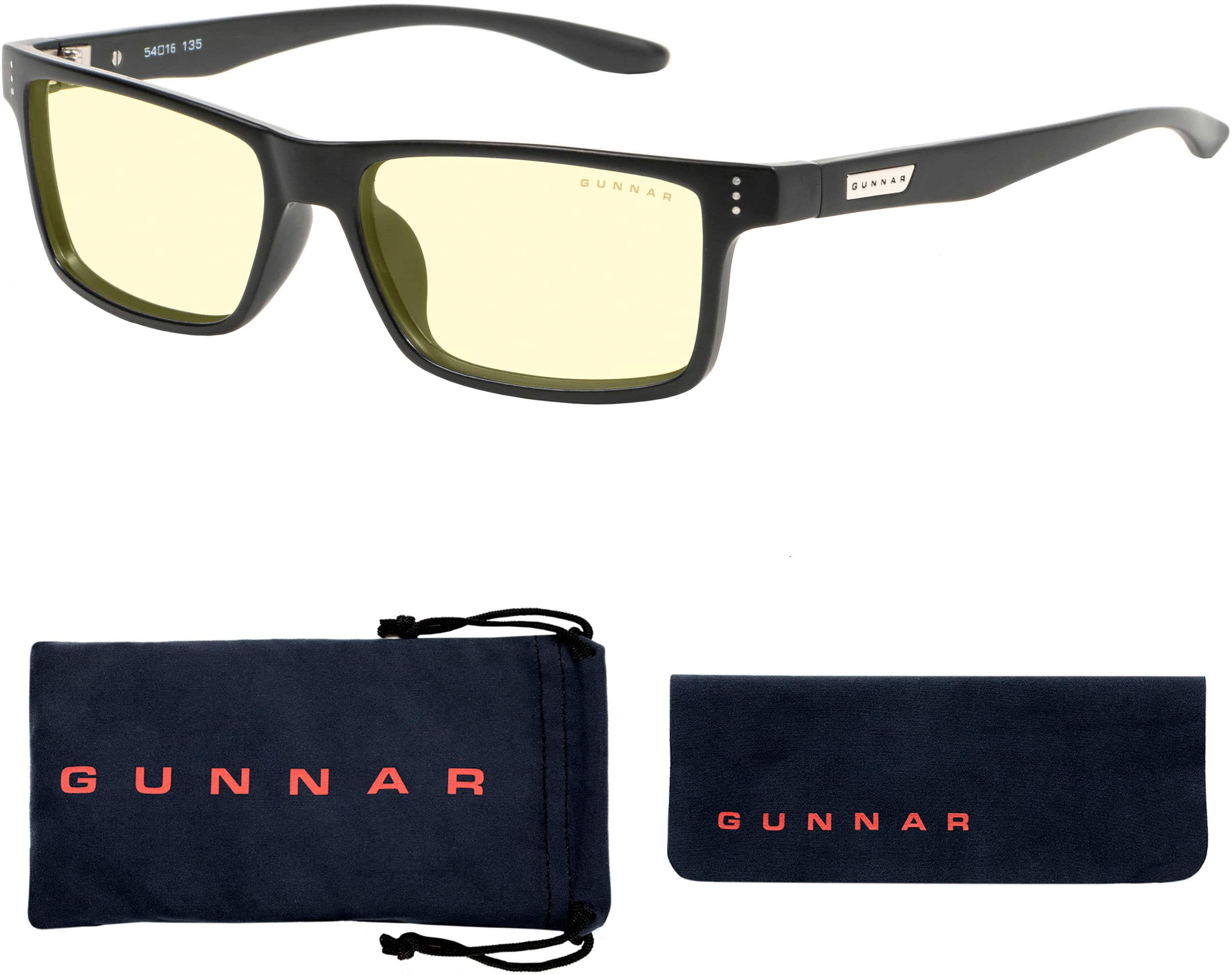  GUNNAR - Premium Gaming and Computer Glasses - Blocks 65% Blue  Light - Vayper, Onyx, Amber Tint : Health & Household