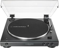 Audio-Technica - ATLP60XBT Bluetooth Stereo Turntable - Black - Front_Zoom