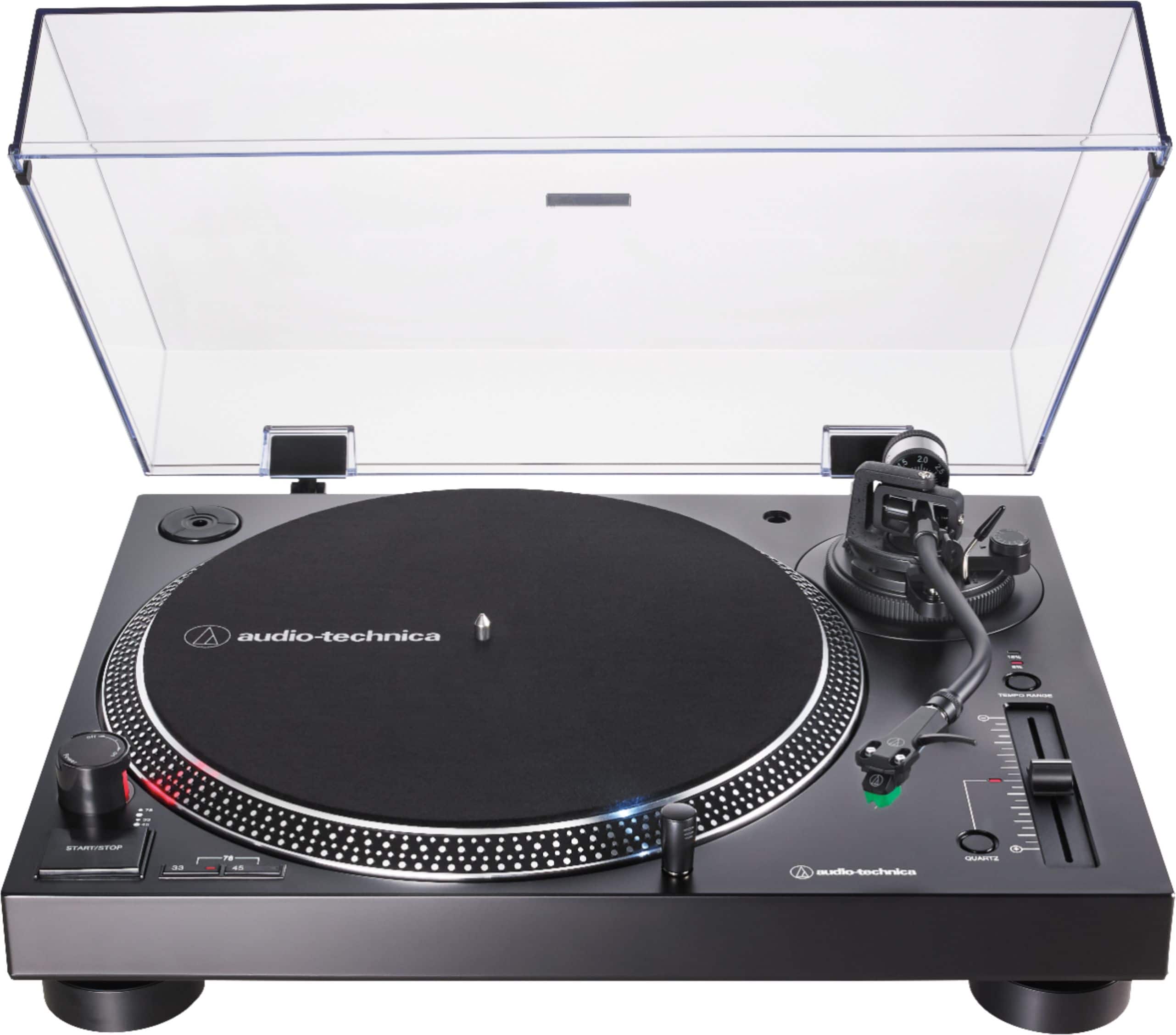 Front. Audio-Technica - Stereo Turntable - Black.