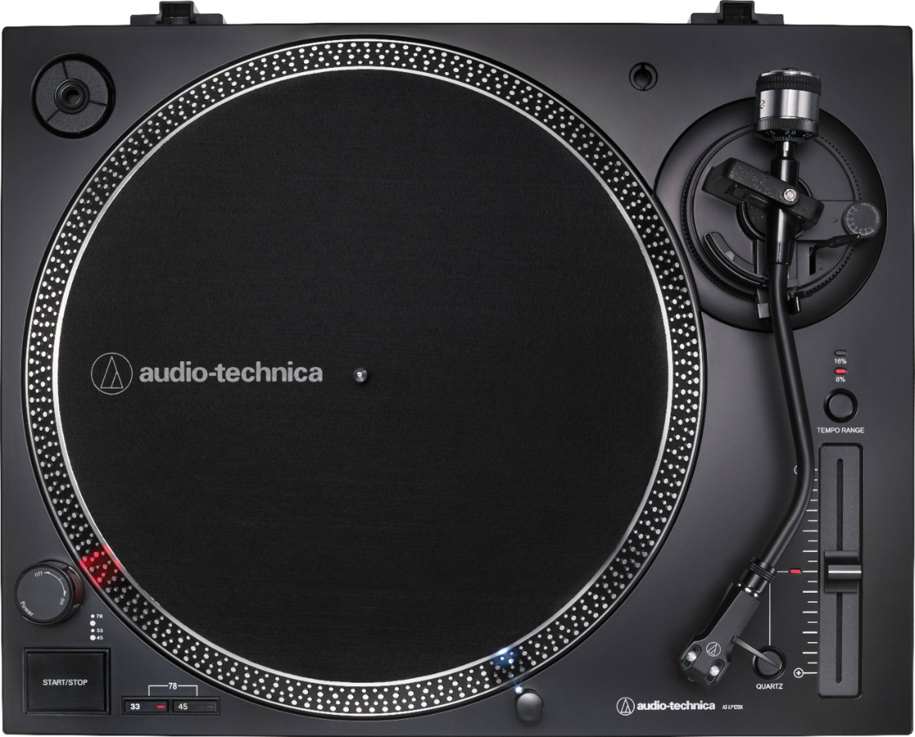 Alt View 11. Audio-Technica - Stereo Turntable - Black.
