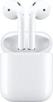 Apple - Geek Squad Certified Refurbished AirPods with Charging Case (2nd generation) - White - Front_Zoom