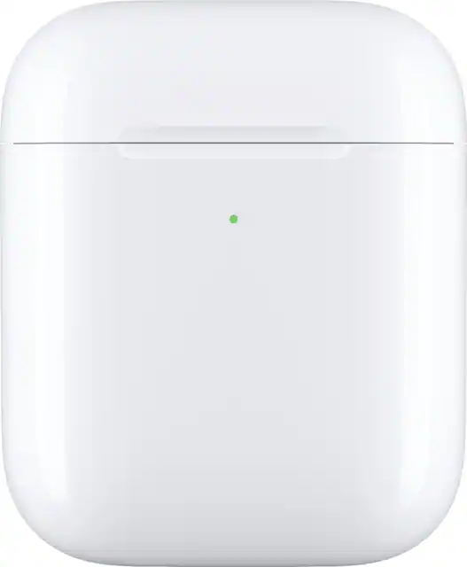 Apple Geek Squad Certified Refurbished AirPods Wireless Charging Case White GSRF MR8U2AM A Best Buy