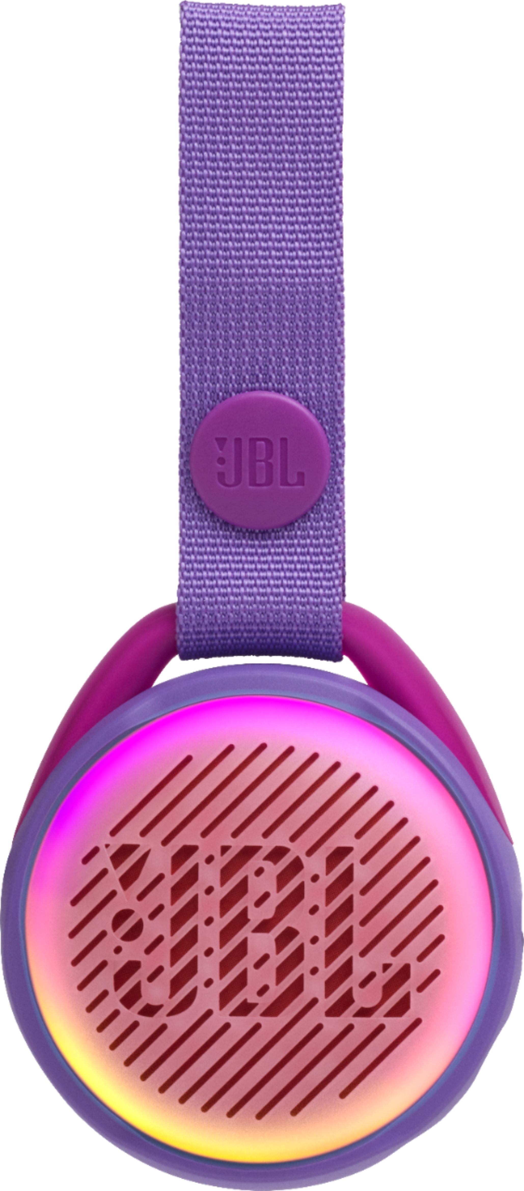 Jbl Jr Pop Portable Bluetooth Speaker Iris Purple Jbljrpoppuram Best Buy