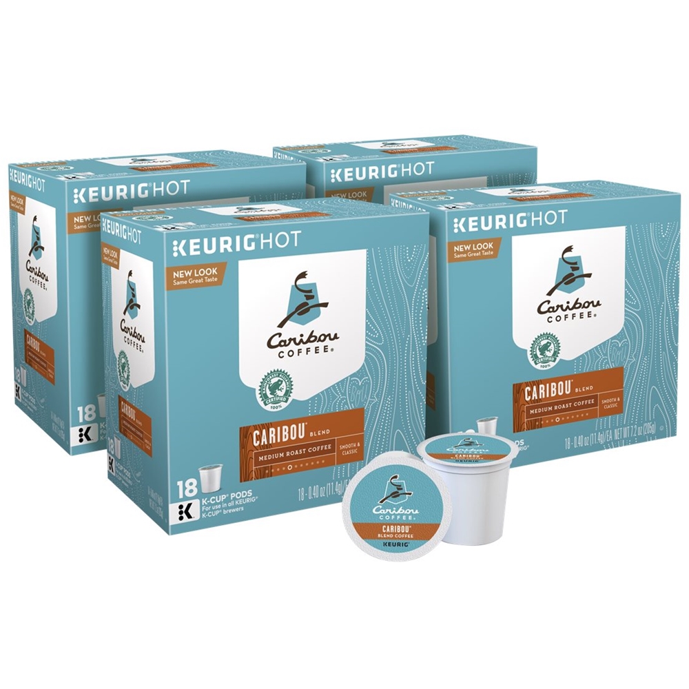 Caribou Coffee Blend K-Cup Pods (4-Pack) 5000204183 - Best Buy