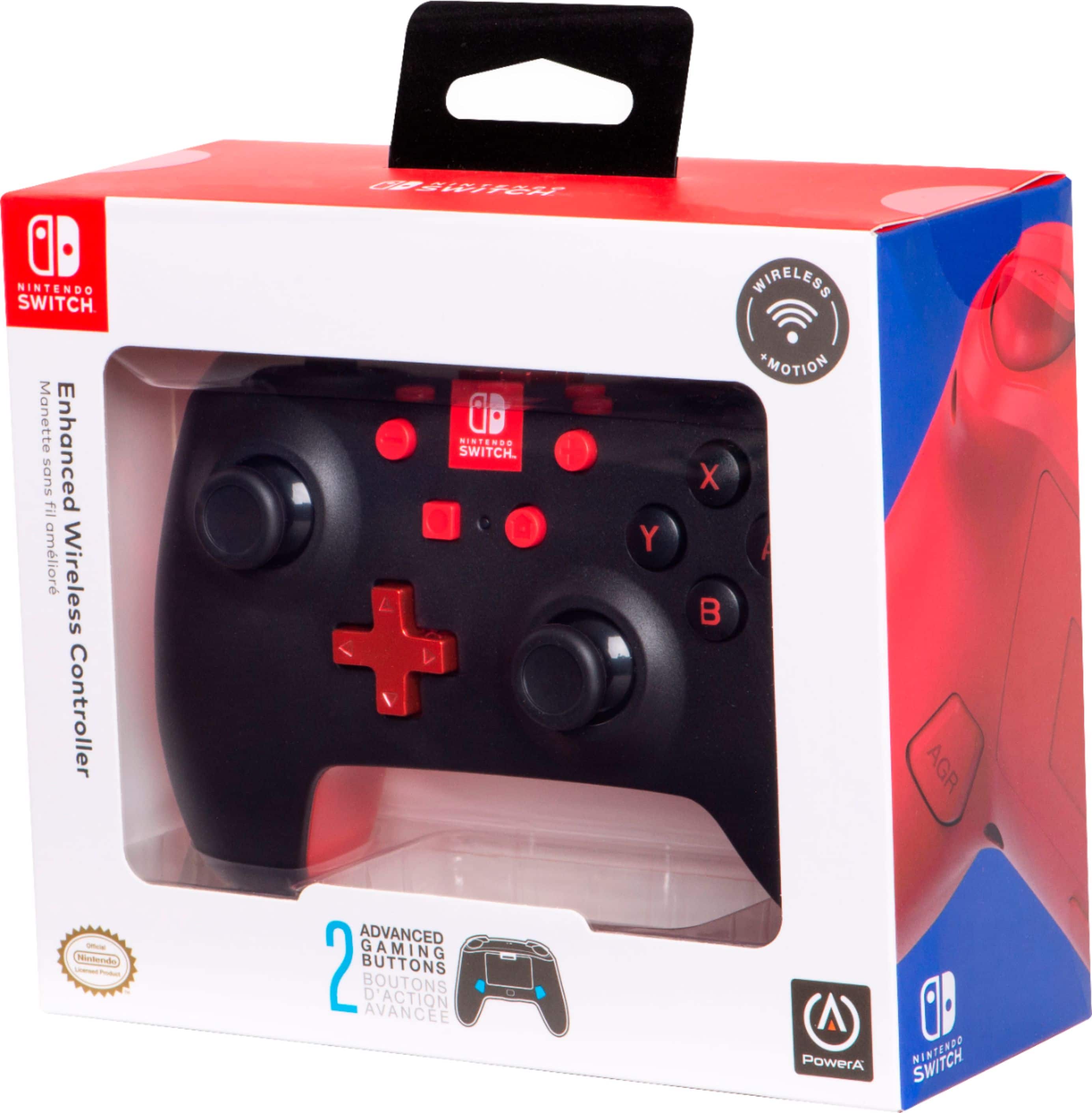Alt View 18. PowerA - Enhanced Wireless Controller for Nintendo Switch - Black.