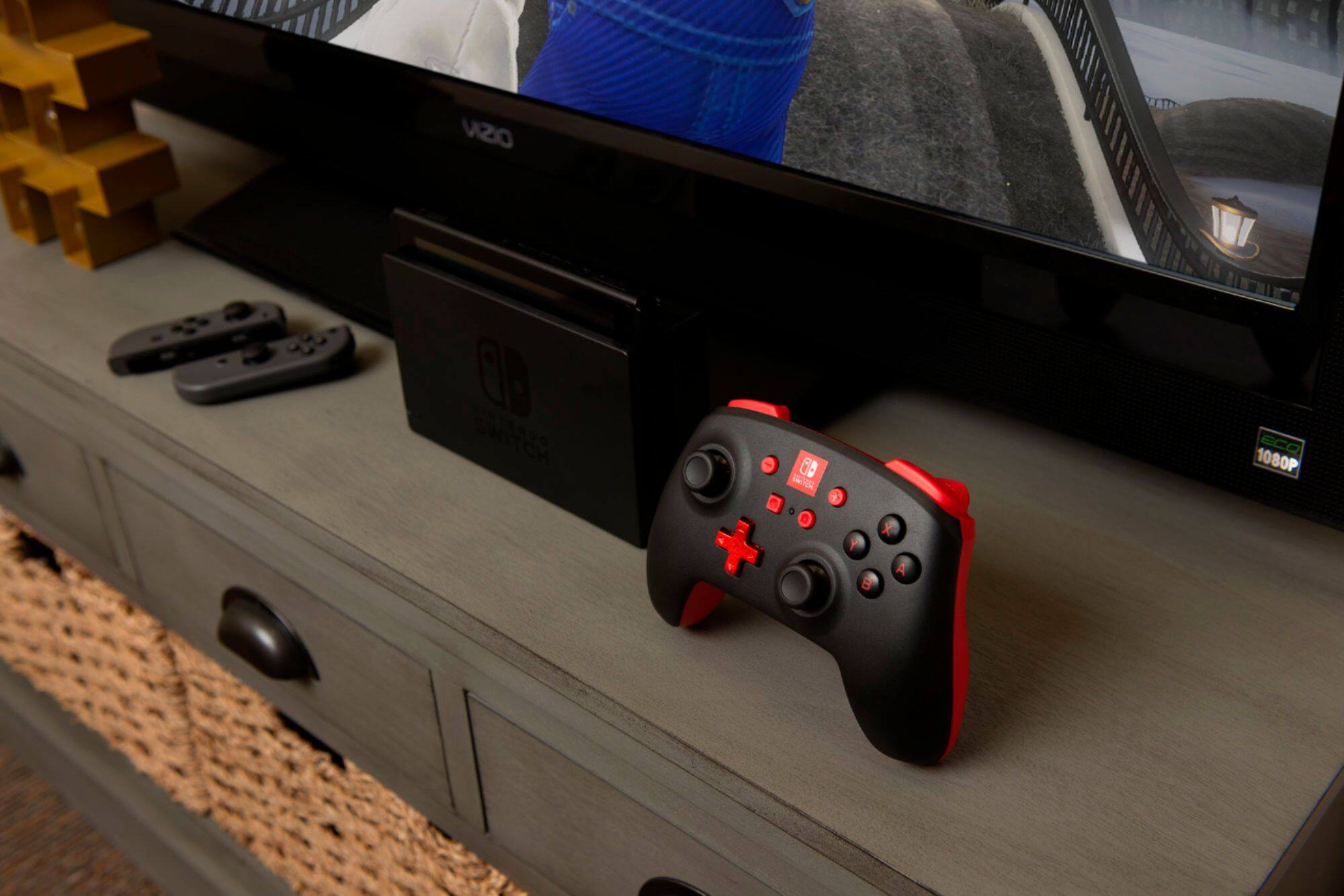 Alt View 19. PowerA - Enhanced Wireless Controller for Nintendo Switch - Black.