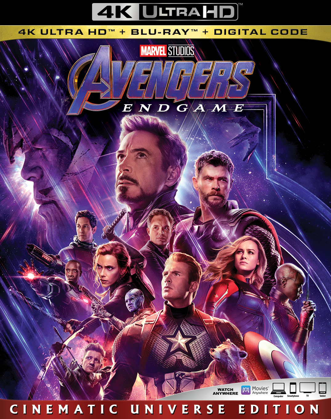 Avengers: Endgame [Includes Digital Copy] [4K Ultra HD Blu-ray/Blu ...