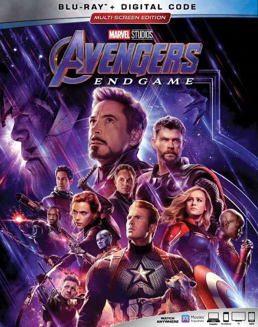 Front Standard. Avengers: Endgame [Includes Digital Copy] [Blu-ray] [2019].