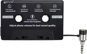 iSimple - CallCassette Adapter - Black - Front_Zoom