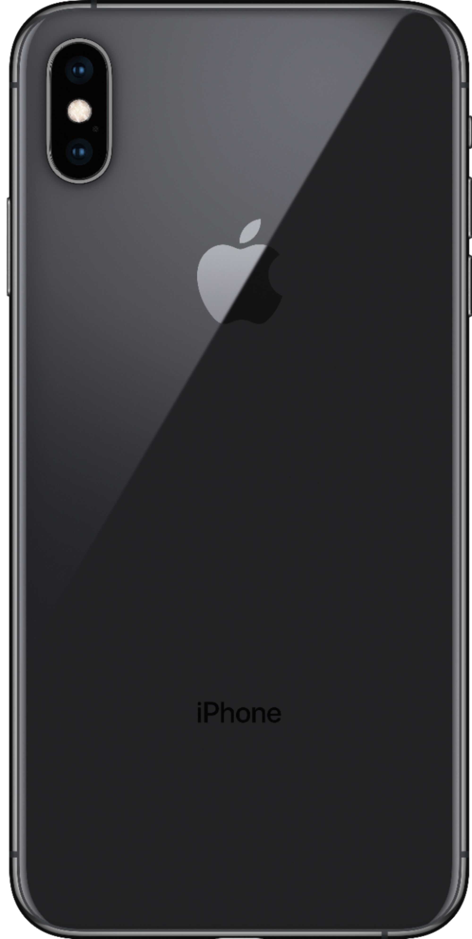Back View: Simple Mobile - Apple iPhone XS Max - Space Gray