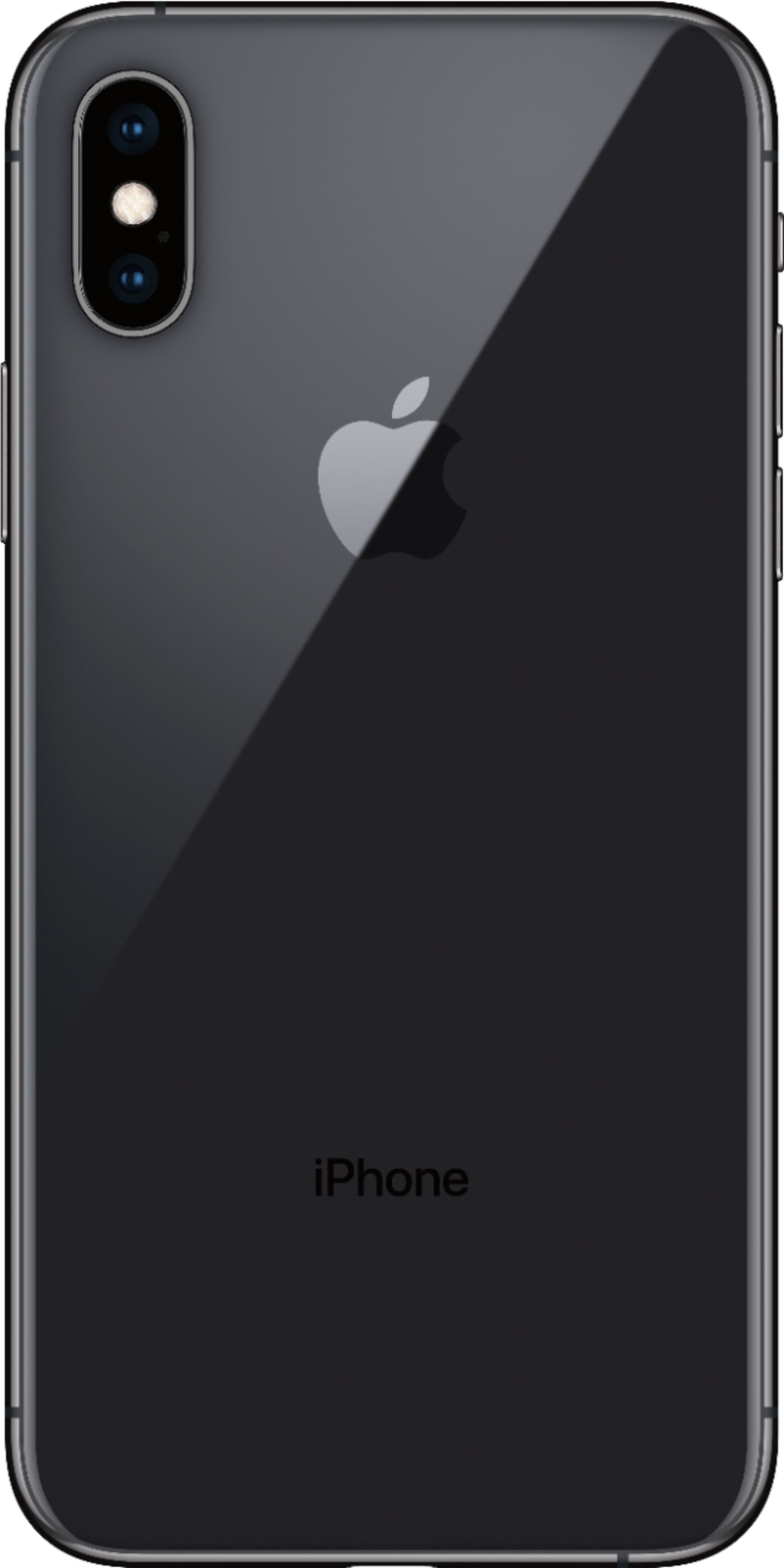 Back View: Simple Mobile - Apple iPhone XS - Space Gray