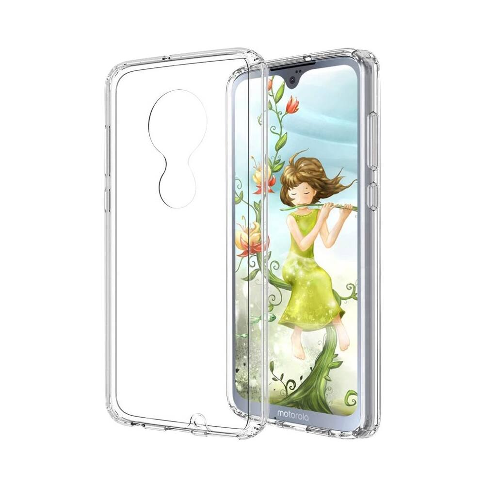Alt View 13. SaharaCase - Crystal Series Case for Motorola Moto G7 - Clear.