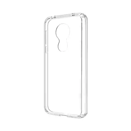 Angle. SaharaCase - Crystal Series Case for Motorola Moto G7 Power - Clear.