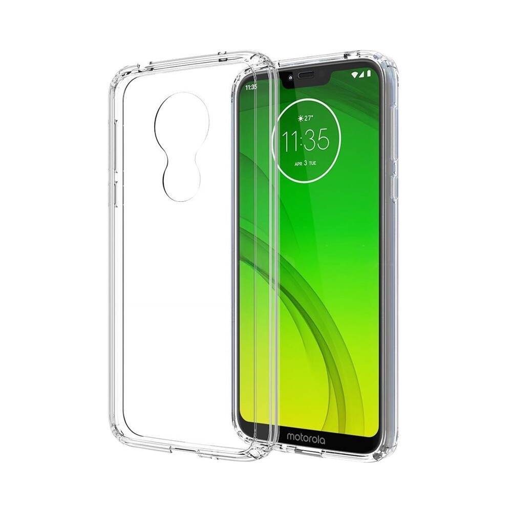 Alt View 11. SaharaCase - Crystal Series Case for Motorola Moto G7 Power - Clear.