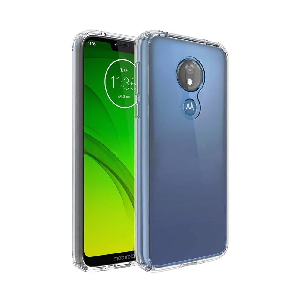 Alt View 12. SaharaCase - Crystal Series Case for Motorola Moto G7 Power - Clear.