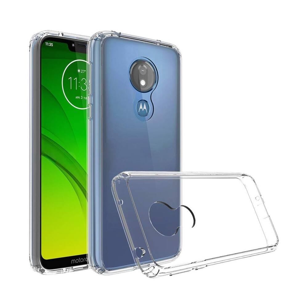 Alt View 13. SaharaCase - Crystal Series Case for Motorola Moto G7 Power - Clear.