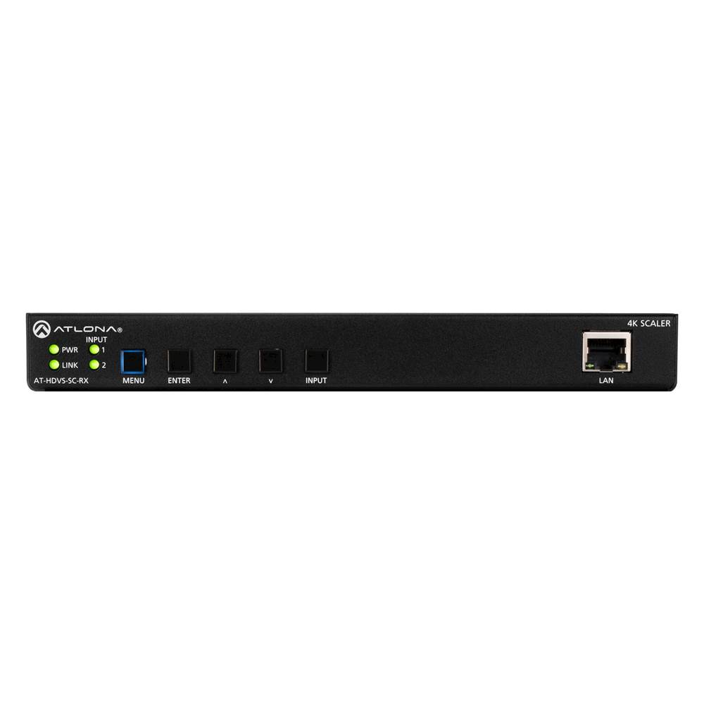 Angle View: Atlona - HDVS Series 4K/UHD Scaler for HDBaseT and HDMI - Black