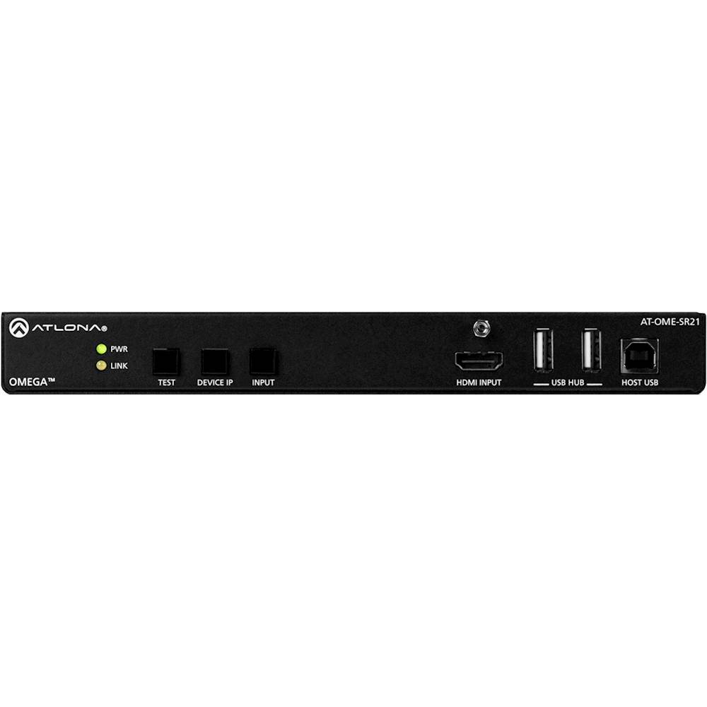 Angle View: Atlona - Omega Series Scaler for HDBaseT and HDMI with USB - Black