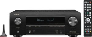 Denon AVR-X1600H 7.2 Channel 4K UHD AV Receiver, Supports Dolby Atmos, DTS:X & DTS Virtual:X, Amazon Alexa Compatible - Black - Front_Zoom