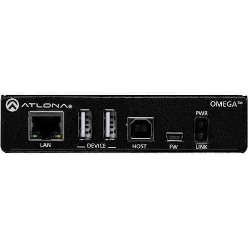 Angle View: Atlona - Omega Series 4K/UHD HDMI Over HDBaseT Transmitter - Black