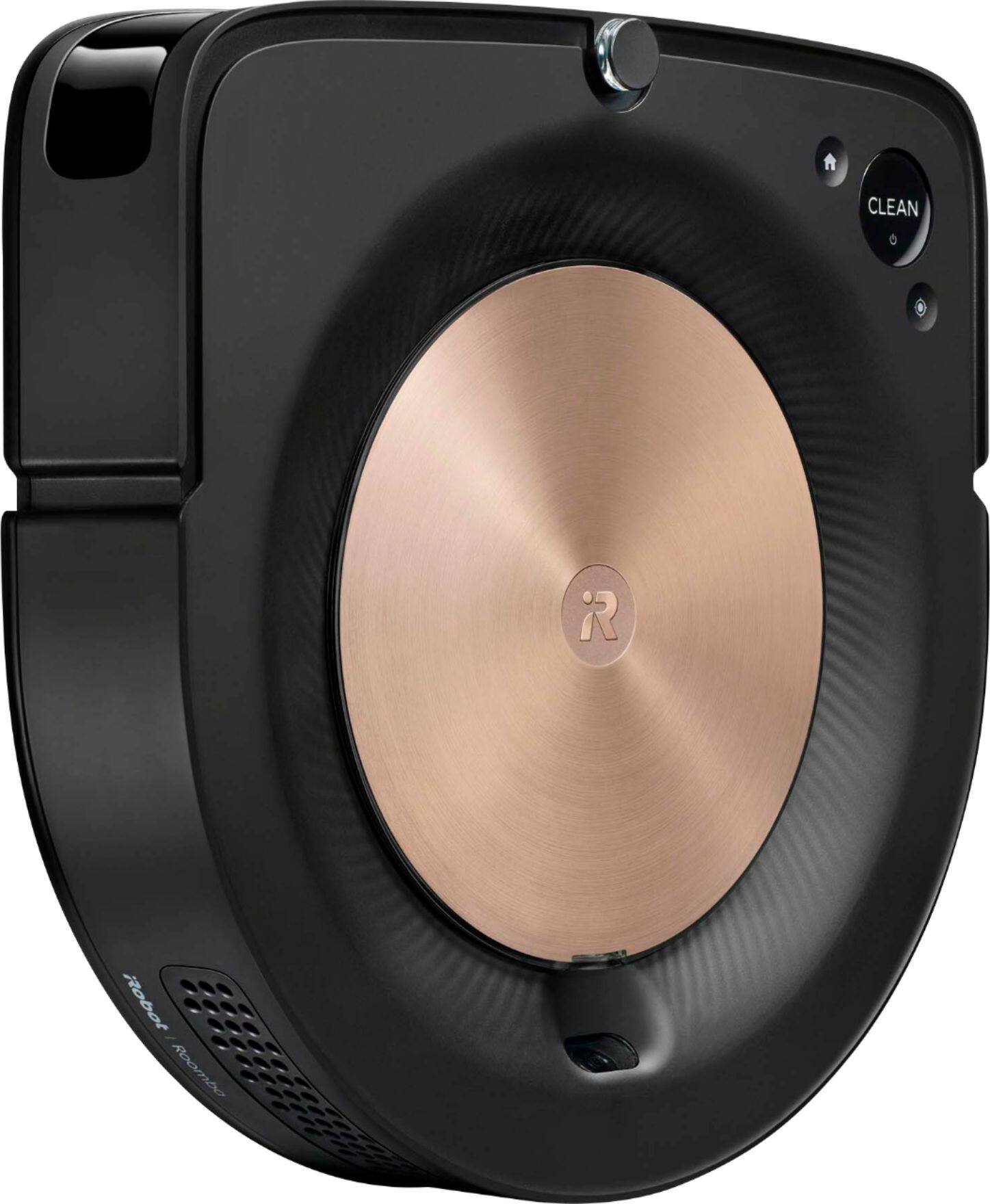 Left. iRobot - Roomba s9 Wi-Fi Connected Robot Vacuum - Java Black.