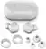 Alt View 12. JLab - JBuds Air True Wireless Earbud Headphones - White.