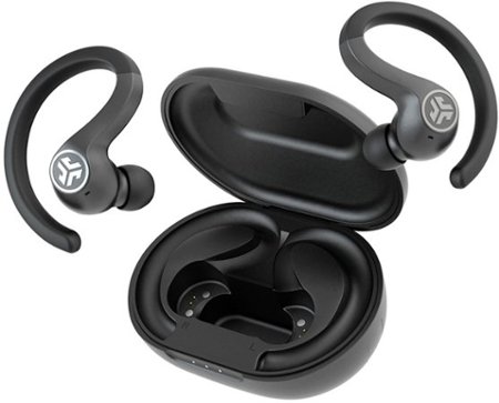 JLab - JBuds Air Sport True Wireless In-Ear Headphones - Black