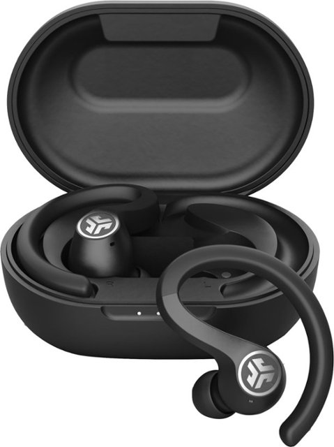 Front Zoom. JLab - JBuds Air Sport True Wireless In-Ear Headphones - Black.